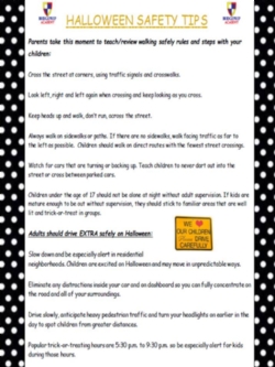 Halloween Safety Tips